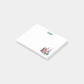 可愛いフランスの愛犬、服を着た動物、おもしろい誕生日 ポストイット (アングル)