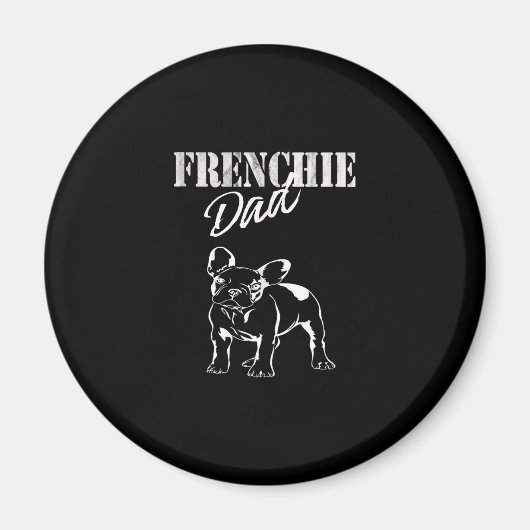 可愛いフランスパパ おもしろいフランスの| マグネット (正面)