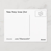 可愛いフランダース巨人いくつかのバニーはあなたを愛している！ ポストカード (裏面)