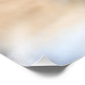 可愛いフランダース白と茶色のウサギ フォトプリント (角)