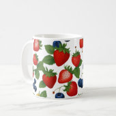可愛いフルーツパタンコーヒーマグ コーヒーマグカップ (正面左)