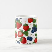 可愛いフルーツパタンコーヒーマグ コーヒーマグカップ (中央)
