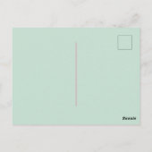 可愛いフレンドチップクッキーデザイン ポストカード (裏面)