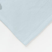 可愛いフレンドリーブルーベリーマフィン漫画のキャラクター フリースブランケット (角)