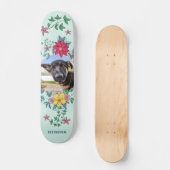 可愛いフローラカスタム枠、ペット写真犬ネコ スケートボード (正面)