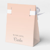 可愛いフローラキリン女の子ベイビーシャワーありがとう フェイバーボックス (裏面サイド)