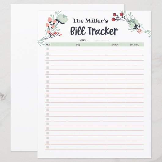 可愛いフローラスタイル (正面/裏面)