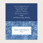 可愛いフローラ折り畳み名刺カスタマイズ 名刺 (外部フラット)