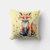可愛いフローラ狐 クッション (正面)