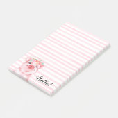 可愛いフローラ豚 ポストイット (アングル)