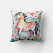 可愛いフローラ馬 クッション (裏面)