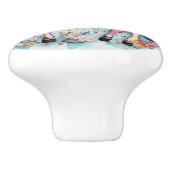 可愛いフローラ馬 セラミックノブ (側面)