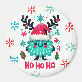 可愛いフワフワのクリスマスモンスターマグネット マグネット