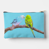 可愛いブジカップル – カスタム アクセサリーポーチ (裏面)