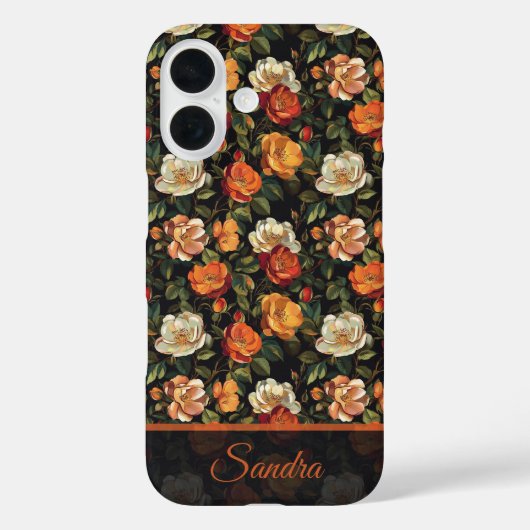 可愛いブライズメイドギフトローズネーム Case-Mate iPhoneケース (裏面)