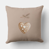 可愛いブラウンクリームハリネズミ最高のの友達 クッション (裏面)