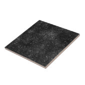 可愛いブラックチートヒョウ皮プリント動物 タイル (側面)