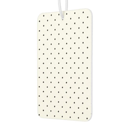 可愛いブラック水玉模様パターエレガントンスタイリッシュシック カーエアーフレッシュナー