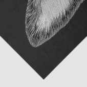 可愛いブラック&ホワイトSteampunk子犬T7デコページ 薄葉紙 (詳細)