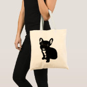 可愛いブリンドルフレンチワン トートバッグ (正面(商品))