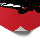 可愛いブリンドルフレンチワン ポスター (角)