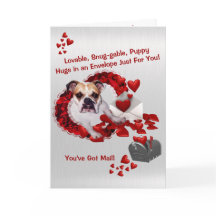 可愛いブルドッグマディーバレンタイン – メール得がある！