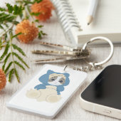 可愛いブルースノーラックスアクリルキーチェーン キーホルダー (正面右)