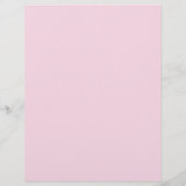 可愛いブルーハウス介護者サービスピンク チラシ (裏面)