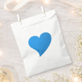可愛いブルーハートミニマルモダンム フェイバーバッグ (クリップ留めされた状態)