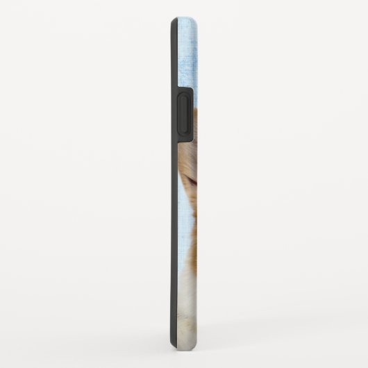 可愛いブルーピークブコーギドグモノグラム Case-Mate iPhoneケース (裏面/右)