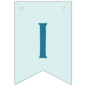 可愛いブルーファースト誕生日バルーンバナー バンティングフラッグ (第3の旗)