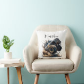 可愛いブルーブラウンビッグレースモンスタートラック クッション (椅子)