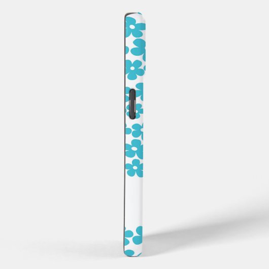 可愛いブルーミニマルデイジーパターンフローラ名 Case-Mate iPhoneケース (裏面 / 右)