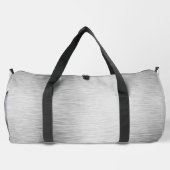 可愛いブルーモダングリッタードリップモノグラム印刷 ダッフルバッグ (裏面)