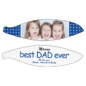 可愛いブルー最高のパパEver Father's Day Photo バスケットボール (パネル)