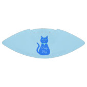 可愛いブルー男の赤ちゃん猫カスタム性表彰 アメリカンフットボール (パネル)