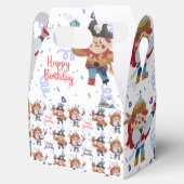 可愛いブルー&レッド海賊テーマ フェイバーボックス (オープン)