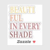 可愛いブロム、あらゆる色合いで美しい シール (シート)