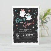 可愛いブーとグールジェンダーがハロウィーンベビーを明かす 招待状 (スタンド正面)