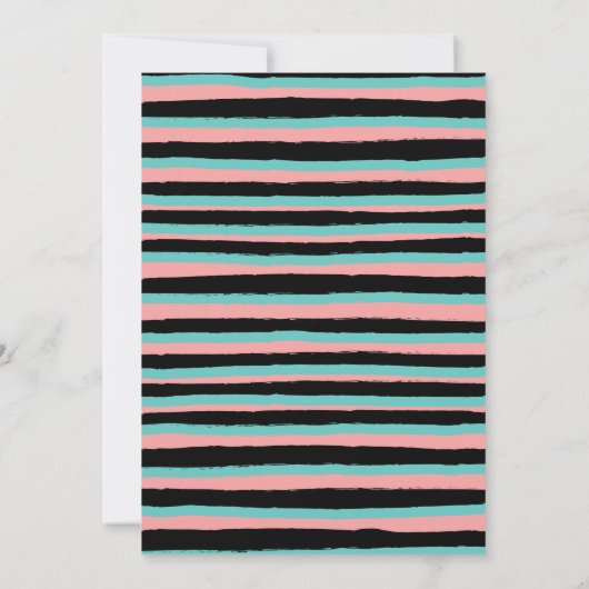 可愛いブーとグールジェンダーがハロウィーンベビーを明かす 招待状 (裏面)