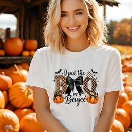 可愛いブージェハロウィーンTシャツ Tシャツ