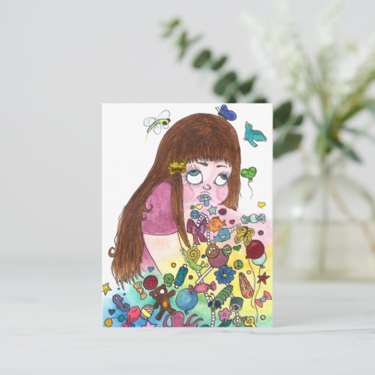 可愛いプケ ポストカード (スタンド正面)