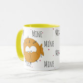 可愛いプファーおもしろいが可愛い「みね」 マグカップ (正面左)