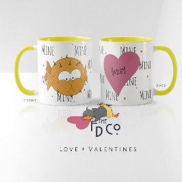 可愛いプファーおもしろいが可愛い「みね」 マグカップ