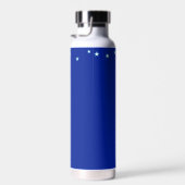 可愛いプリンセスと星王室の付きブルーウォーターボトル ウォーターボトル (右面)