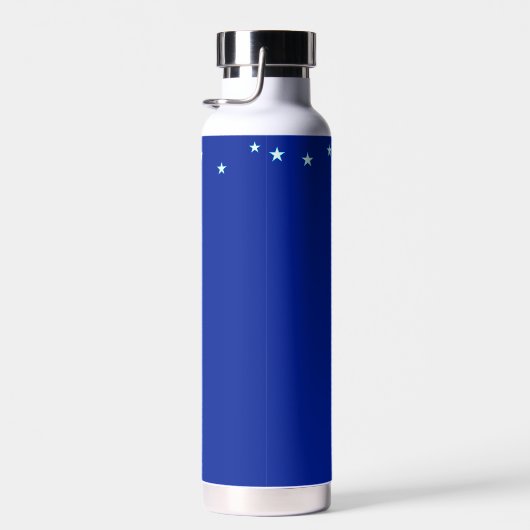 可愛いプリンセスと星王室の付きブルーウォーターボトル ウォーターボトル (右面)