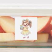 可愛いプリンセスの ラベル (貼付)