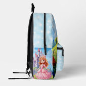 可愛いプリンセスキャッスルフェアユタールエンチャントバックパック プリントバックパック (左)