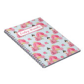 可愛いプリンセス パーソナライズされた ノートブック (右側)