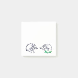 可愛いヘッジホグスケッチポストイットノート ポストイット